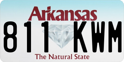 AR license plate 811KWM