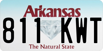 AR license plate 811KWT