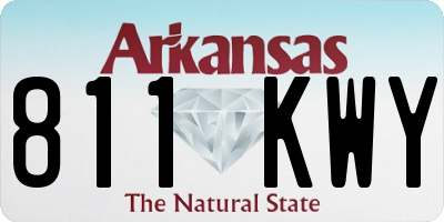 AR license plate 811KWY