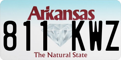 AR license plate 811KWZ
