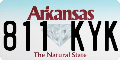 AR license plate 811KYK