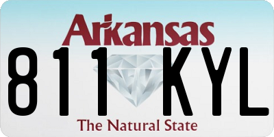 AR license plate 811KYL