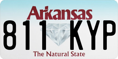 AR license plate 811KYP