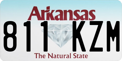 AR license plate 811KZM