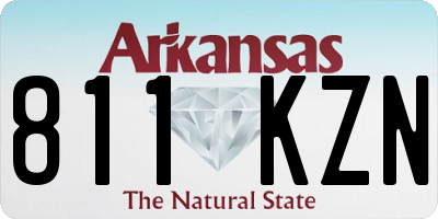 AR license plate 811KZN
