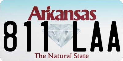 AR license plate 811LAA
