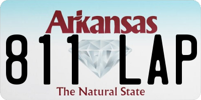 AR license plate 811LAP