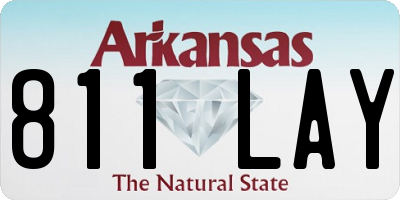 AR license plate 811LAY