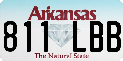 AR license plate 811LBB
