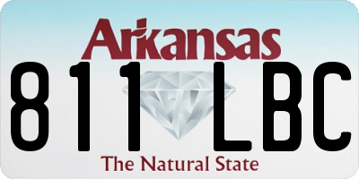 AR license plate 811LBC