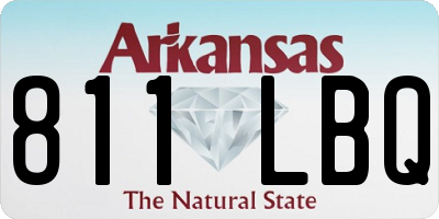 AR license plate 811LBQ