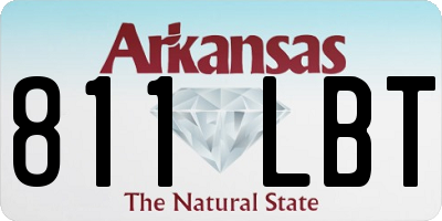 AR license plate 811LBT