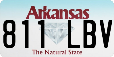 AR license plate 811LBV