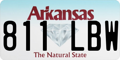 AR license plate 811LBW