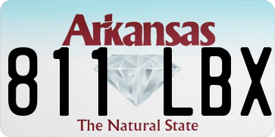 AR license plate 811LBX