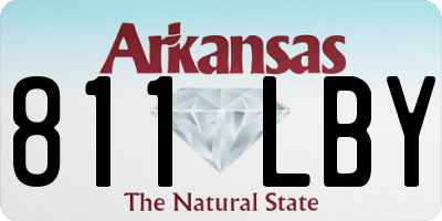 AR license plate 811LBY