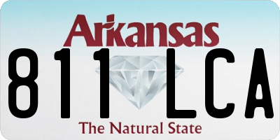 AR license plate 811LCA