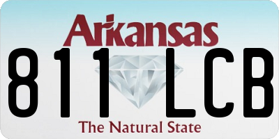 AR license plate 811LCB
