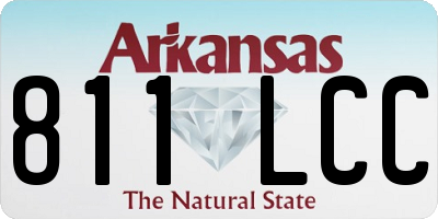 AR license plate 811LCC