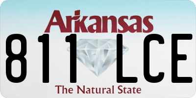 AR license plate 811LCE