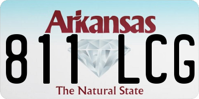 AR license plate 811LCG