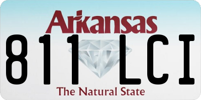 AR license plate 811LCI