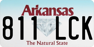 AR license plate 811LCK