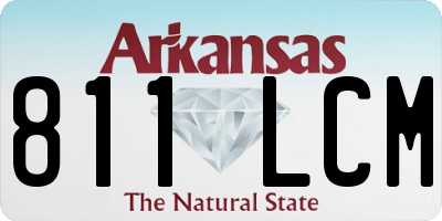 AR license plate 811LCM