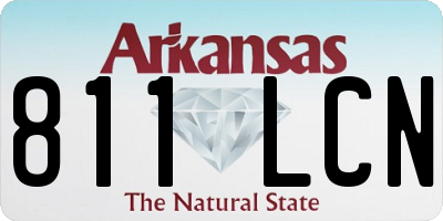 AR license plate 811LCN