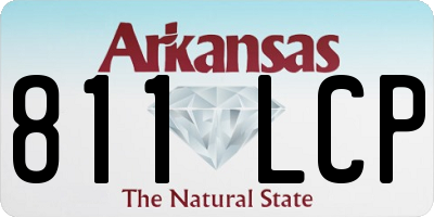 AR license plate 811LCP