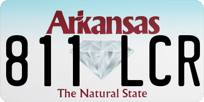 AR license plate 811LCR
