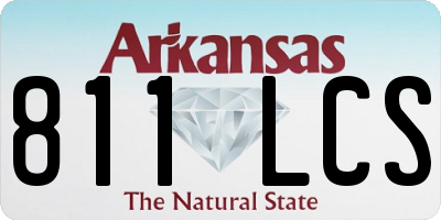 AR license plate 811LCS