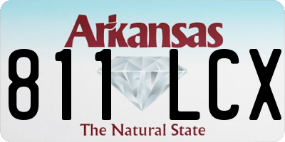 AR license plate 811LCX