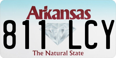 AR license plate 811LCY