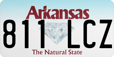 AR license plate 811LCZ