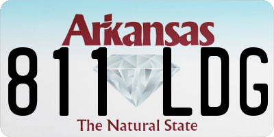 AR license plate 811LDG
