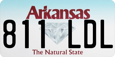 AR license plate 811LDL