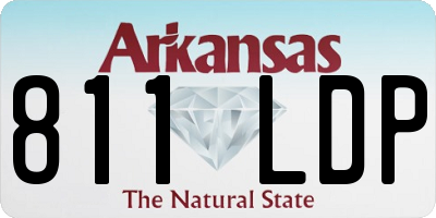 AR license plate 811LDP