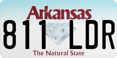 AR license plate 811LDR