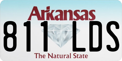 AR license plate 811LDS