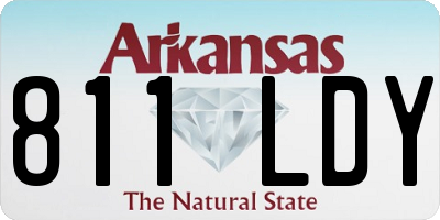 AR license plate 811LDY