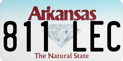 AR license plate 811LEC