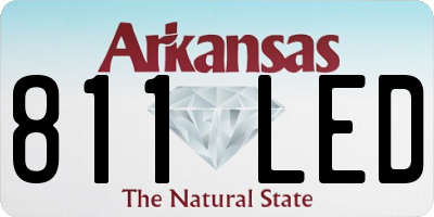 AR license plate 811LED