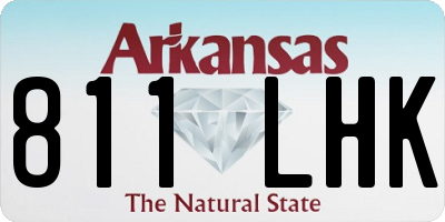 AR license plate 811LHK