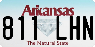 AR license plate 811LHN