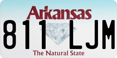 AR license plate 811LJM