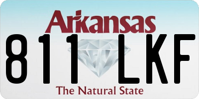 AR license plate 811LKF