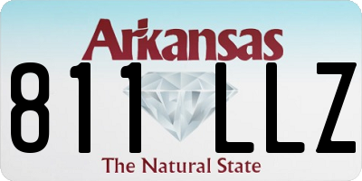 AR license plate 811LLZ