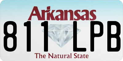 AR license plate 811LPB