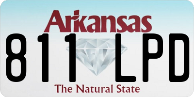 AR license plate 811LPD